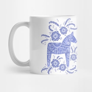 Swedish Dala Horse Mug